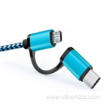 Fast Charging Data Sync Nylon Braided OTG Cable